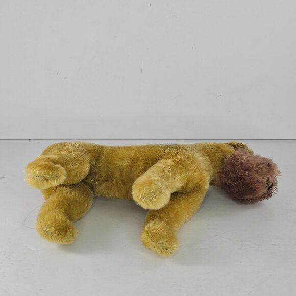 Vintage Mid-Century Steiff Hermann Airedale Terrier Dog Plush Mohair - Picture 6 of 9